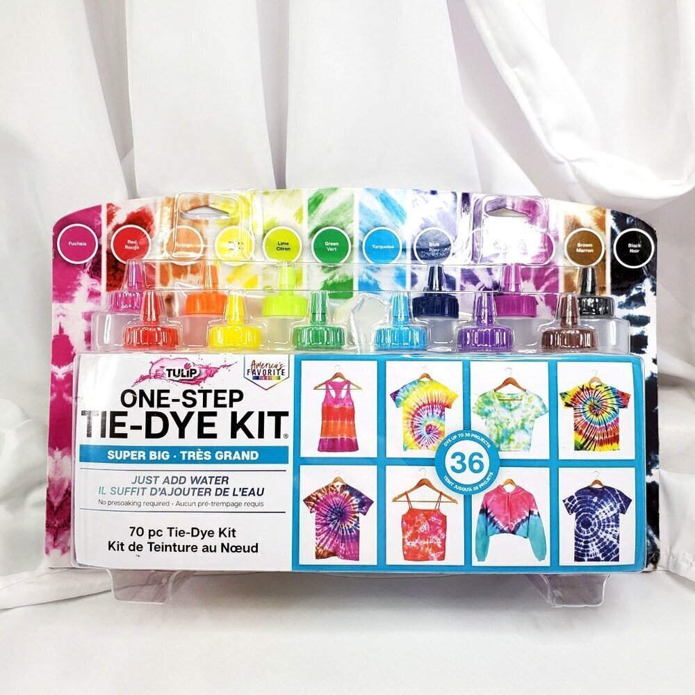Tulip One-Step Tie-Dye Kit 70-Piece Super Big No Presoaking Required